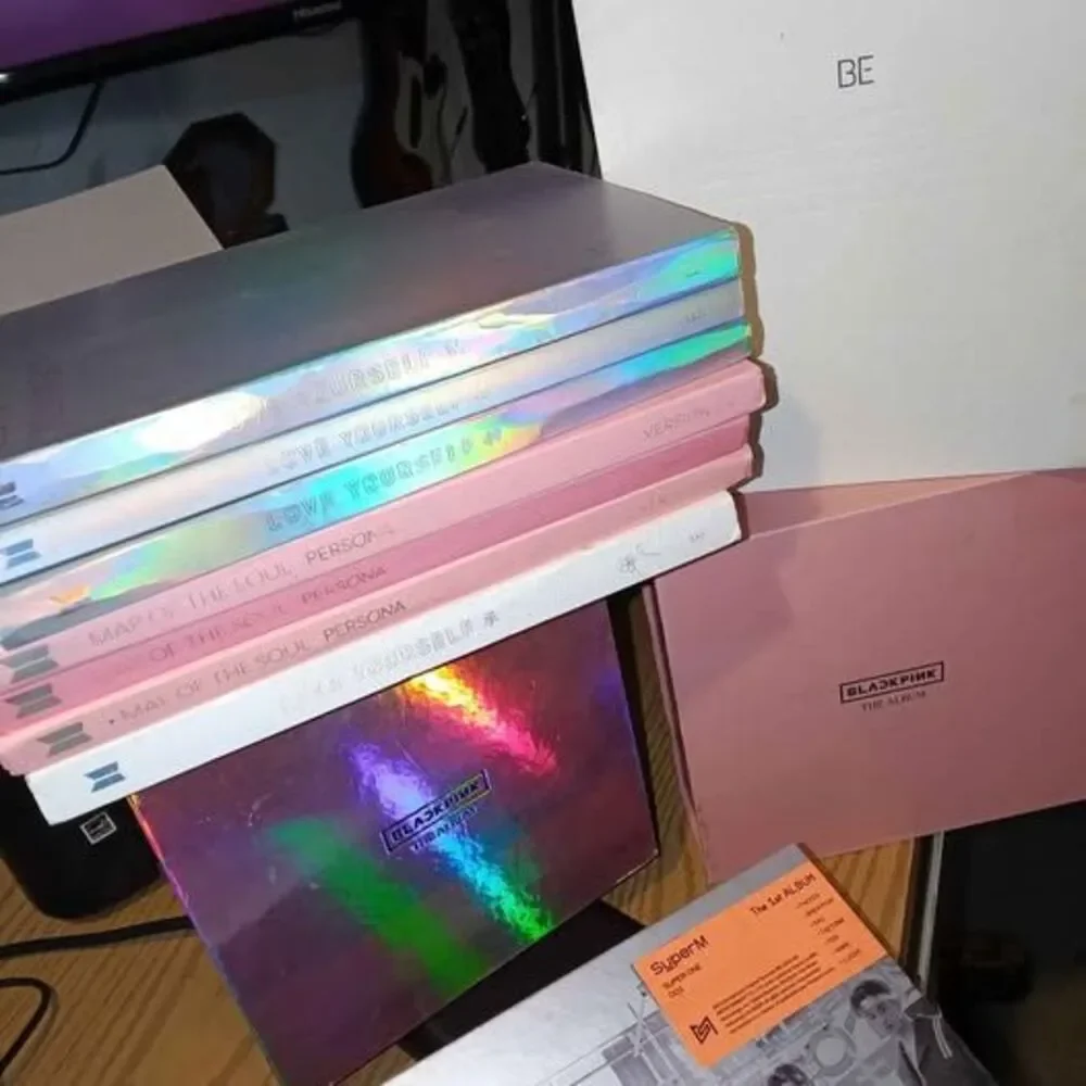 BTS, BLACKPINK, and SuperM K-Pop Album Collection
